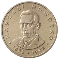 20 zł złotych 1976r moneta PRL MARCELI NOWOTKO