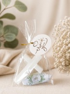 PODZIĘKOWANIA DLA GOŚCI - ŚWIECA KRZYŻ + KRÓWKA