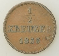 Bawaria - 1/2 krajcara 1855