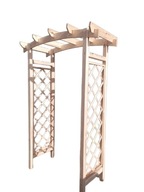 Pergola ogrodowa drewniana łukowa 120 solidna grube słupki producent