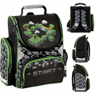 TORNISTER SZKOLNY PASO PLECAK 1-3 KLASA DLA PIERWSZOKLASISTY MINECRAFT