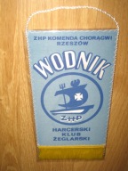 WODNIK HARCERSKI KLUB ŻEGLARSKI ZHP RZESZÓW proporczyk