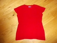 Kamizelka sweterek SOLAR, r. L, wełna, czerwona, okazja cenowa!