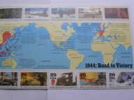 USA - Historia II Wojny Światowej - Mi. bl.34 **