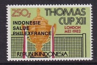 Indonezja 1982 Znaczek 1062B ** sport badminton