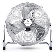 Wentylator podłogowy AERSON 50 cm, chromowany, wentylator stołowy, 120 W