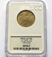 2 ZŁOTE 2005 TADEUSZ MAKOWSKI / MS65 GCN