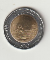 Wlochy 500 lirow 1989 stan 1