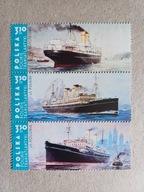 5165 - 67 ** Polskie transatlantyki - trójki pion / 2021