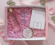 Zestaw kosmetyków SPA Idealny prezent dla kobiety Różowe pudełko pomarańcza