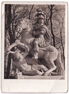 Warszawa Łazienki Pomnik Sobieskiego 1938r. Książnica ATLAS Foto J.Bułhak