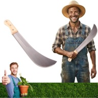 MACZETA NÓŻ KARCZOWNIK BAUSTER OGRODOWA TURYSTYCZNA KOSA TASAK 51CM SOLIDNA