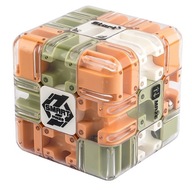 KOSTKA 3D dla dzieci Z LABIRYNTEM I METALOWA KULKA GRA LOGICZNA CUBE MAZE
