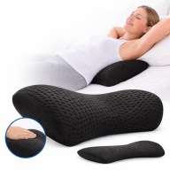 PODUSZKA ORTOPEDYCZNA LĘDŹWIOWA SAMOCHODU DO SPANIA NA FOTEL PIANKA MEMORY