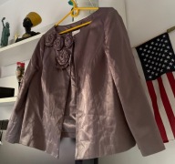 T Jeff Banks satynowa krótka lśniąca elegancka XXL