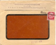 TRZECIA RZESZA -koperta -BIELSKO -stempel obieg 1939 rok listopad