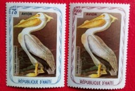 HAITI 1975 ptaki pelikany czyste**
