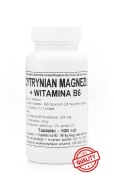 Cytrynian magnezu 800mg + B6 600mcg 100 sztuk Podkowa