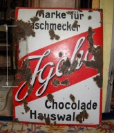 szyld stara reklama - przedwojenny oryginał