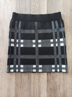 Spódniczka dzianinowa krata PRIMARK 134