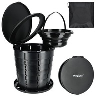 Toaleta turystyczna przenośna WC wiadro na działkę 10 l