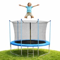 TRAMPOLINA OGRODOWA DUŻA DLA DZIECI 183 CM 6FT 50 KG WYTRZYMAŁA BEZPIECZNA