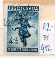 Jugosławia 31 , nr 412