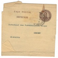 Argentyna 1912 Opaska gazetowa 2 centavos generał San niepodległość Niemcy