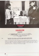 SAMSON reż.Andrzej Wajda ulotka filmowa ELŻBIETA KĘPIŃSKA