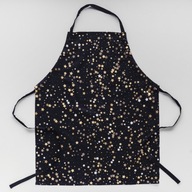 Fartuch świąteczny czarny w złote gwiazdki Glamour home&you na Sylwestra