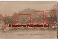 329N ŻOŁNIERZE WYMARSZ ARTYLERII DZIAŁO HAUBICA 15cm sFH13 CESARSTWO NIEMCY