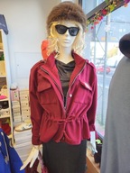 Płaszczyk krótki bordowy flausz r. Uni Italy !!!