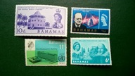 Bahamy Bahamas * 4 znaczki QEII kolonie angielskie brytyjskie