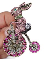 -% BROSZKA ZAJĄC NA ROWERZE DUŻA