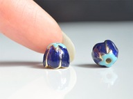 Kwiatek Indygo kwiat drogocenna EMALIA Cloisonne