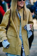 H & M kurtka płaszcz shacket beżowa cargo oversize parka sztormiak bosmanka