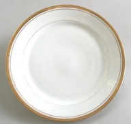 TALERZ ZŁOCONY PASKI XIX w.