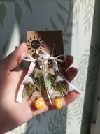 Kolczyki Stardew Valley - miód - rękodzieło, stal