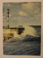 USTKA - Latarnia morska na molo, 1969 rok