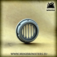 INDUSTRIALNA OSŁONA 4 SZT. - WH40K, akcesoria do gier bitewnych