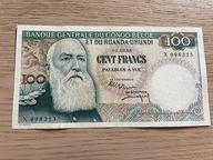 Kongo Belgijskie - 100 franków - 1956 - rzadki