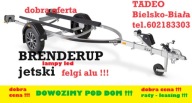 przyczepa Brenderup JETSKI 8815UBRA750 LED ALU FELGI pod skuter ponton łódź