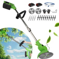 PODKASZARKA AKUMULATOROWA WYKASZARKA KOSIARKA DO TRAWY ZESTAW 2 X BATERIE