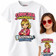 TeeRock | Koszulka dziecięca | Córeczka mamusi szefowa tatusia |110-116|5-6