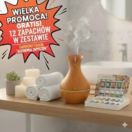DYFUZOR ZAPACHOWY + GRATIS 12 OLEJKÓW ETERYCZNY I E-BOOK