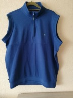 Męska kamizelka golfowa Farah Clint bez rękawów - granatowa - XXL