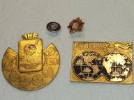 STARY MEDAL RADZIECKI CCCP ODZNAKA 4 sztuki