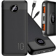 MOCNY SZYBKI POWERBANK PODRÓŻNY 10000 mAh 20W PD QC 2x USB USB-C POWER BANK