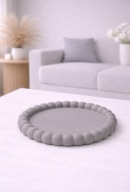 Podstawka okrągła 14,5 cm na świece biżuterię tacka handmade