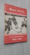 Folder reklamowy - Druzyna hokeja na lodzie ZETOR BRNO na sezon 1983-1984